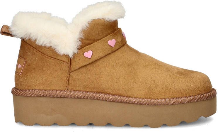 Skechers Glamslam Hi Meisjes Laarzen Cognac