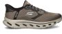Skechers Go Walk Glide-Step 2.0 Zac Heren Instappers Bruin - Thumbnail 3