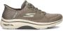 Skechers Slip-Ins Go Walk Arch Fit 2.0 Grand Select 2 Instappers Heren Taupe - Thumbnail 4