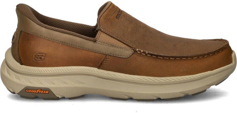 Skechers Slip-Ins: Pollard Osgood Mannen Bruin Sneakers - Foto 2