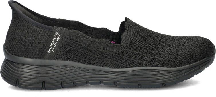 Skechers Slip-ins: Seager Believe It Vrouwen Zwart Sneakers Sportschoenen - Foto 2