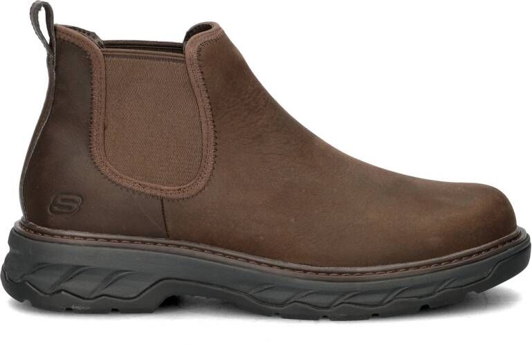 Skechers Lockett Heath heren chelseaboot Bruin - Foto 2