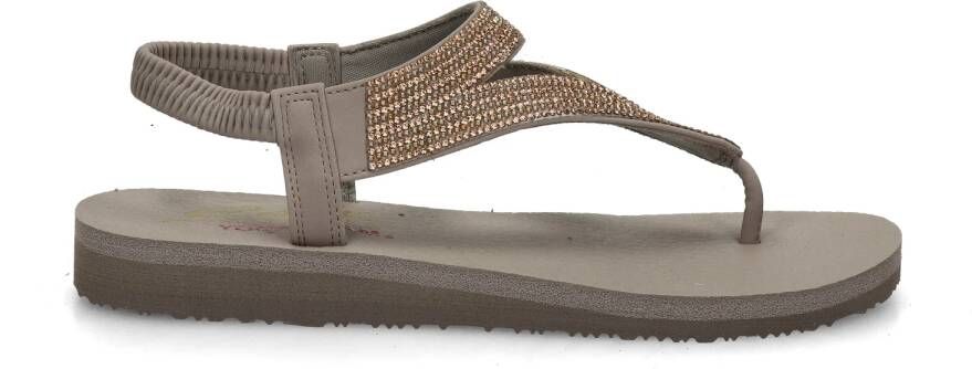 Skechers Meditation Vibrant Glow dames sandaal Taupe - Foto 2