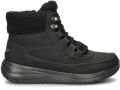 SKECHERS Veterlaarzen 'Schnürstiefelette Damen 144756 BBK Kunststoff (Synthetik) in schwarz' zwart - Zwart
