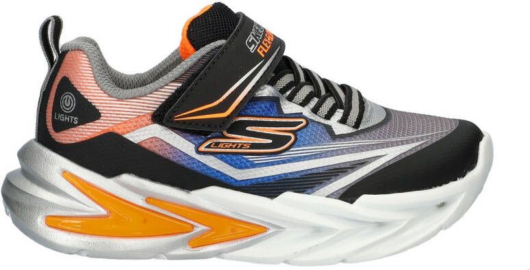 Skechers S Lighs Flex-Glow Ultra jongens sneaker Zwart multi - Foto 4