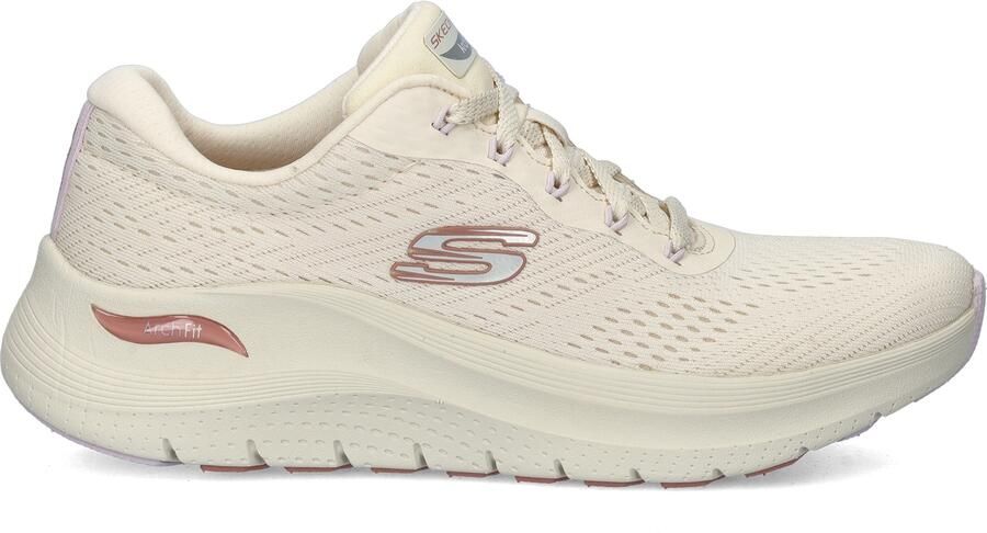 Skechers Arch Fit 2.0 Big League Dames Sneakers Gebroken Wit Roze - Foto 6