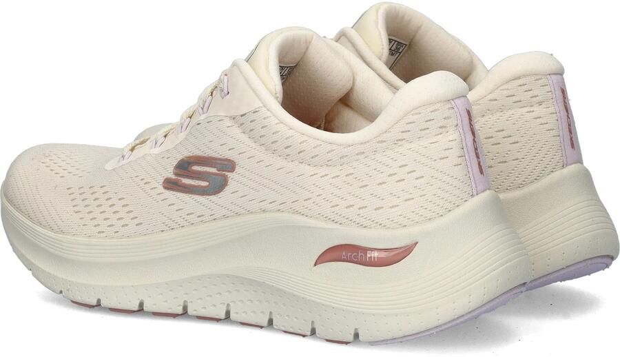 Skechers Arch Fit 2.0 Big League Dames Sneakers Gebroken Wit Roze - Foto 8