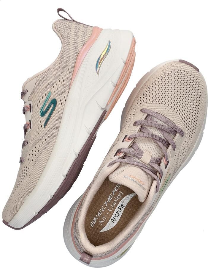 Skechers Arch Fit 3.0 dames sneaker Natural - Foto 3