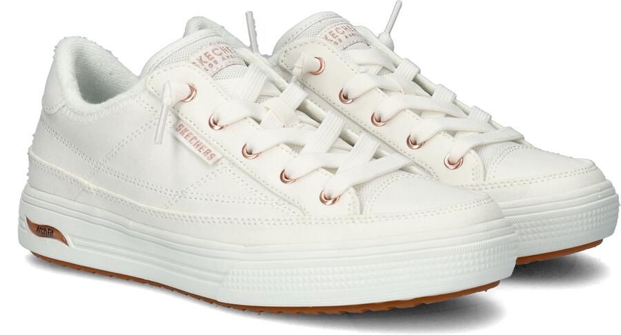 Skechers Comfortabele Witte Arch Fit Arcade Vegan Instapper White Dames - Foto 13