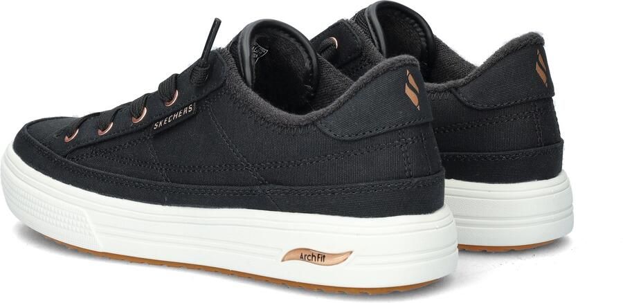 Skechers Arch Fit Arcade Meet Ya There Vegan instapper Black Dames - Foto 12