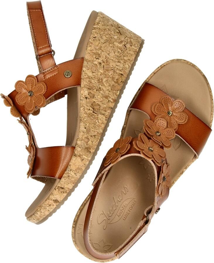 Skechers Arch Fit Beverlee dames sandaal Cognac - Foto 2