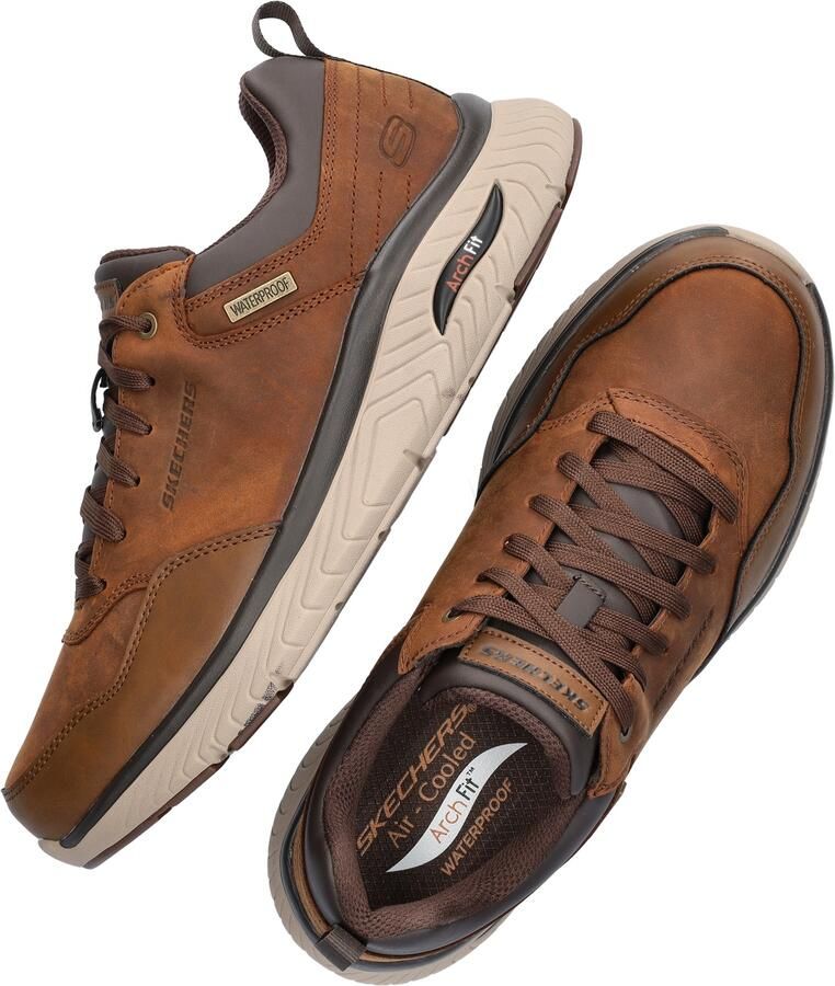 Skechers Arch Fit Crosser Veterschoenen Laag Donkerbruin - Foto 12