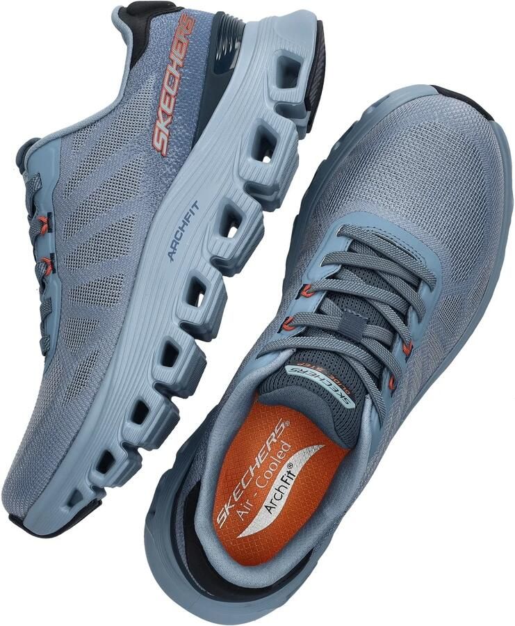Skechers Arch Fit Glide-Step Wave Bremet heren sneaker Grijs - Foto 2