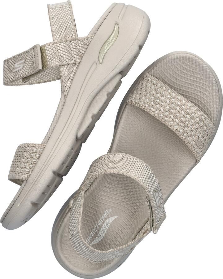 Skechers Go Walk Arch Fit Polished Sandalen beige Dames - Foto 6