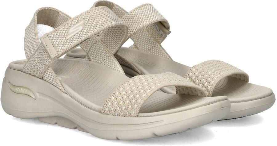 Skechers Go Walk Arch Fit Polished Sandalen beige Dames - Foto 5