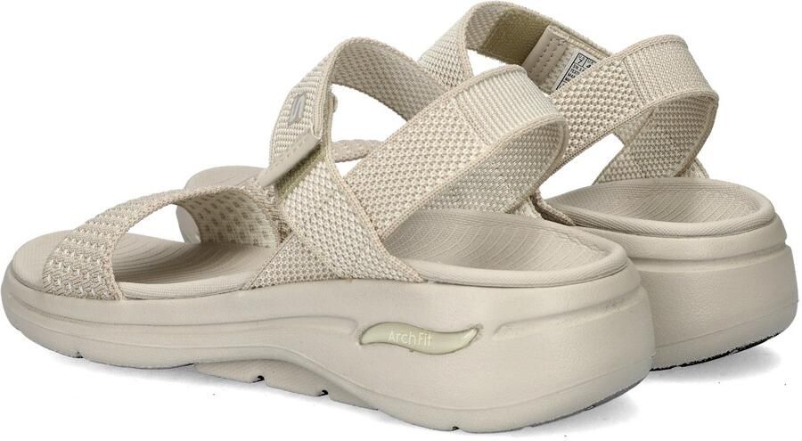Skechers Go Walk Arch Fit Polished Sandalen beige Dames - Foto 4