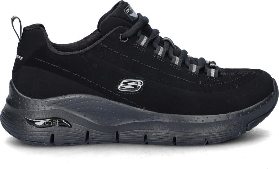 Skechers Arch Fit Metro Skyline 149147-BBK Vrouwen Zwart Sneakers - Foto 6