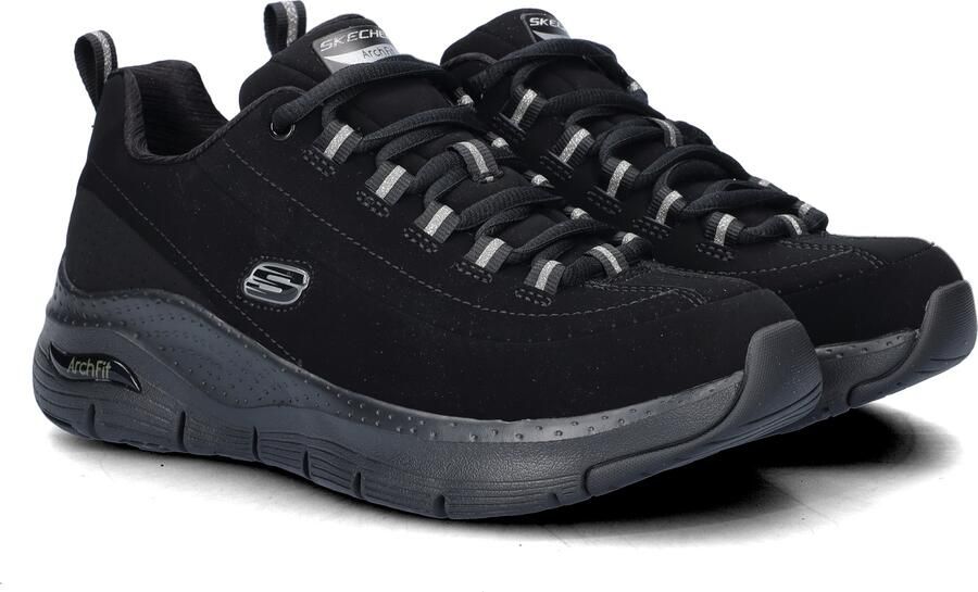 Skechers Arch Fit Metro Skyline 149147-BBK Vrouwen Zwart Sneakers - Foto 8