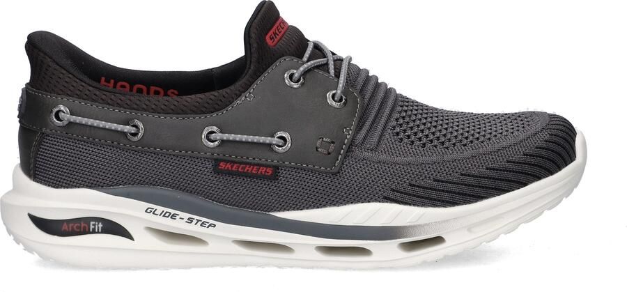 Skechers Arch Fit Orvan Starport heren sneaker Antraciet - Foto 2
