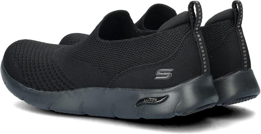 Skechers Arch Fit Refine Sneakers Don'T Go Dames Instappers Zwart - Foto 18