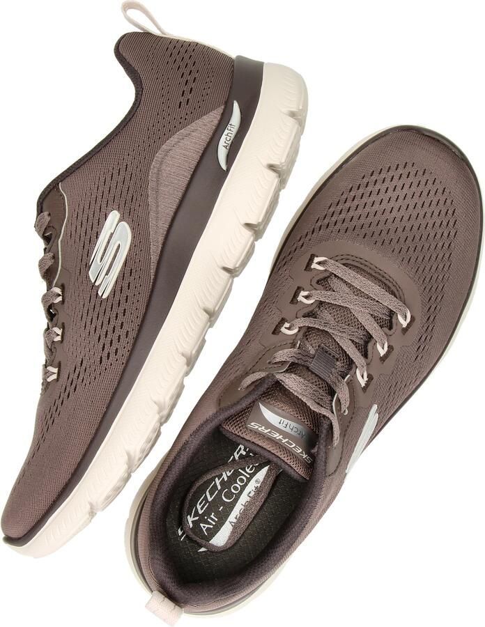 Skechers Dames Arch Fit Summits Daily Flow Sneakers Chocolate - Foto 3