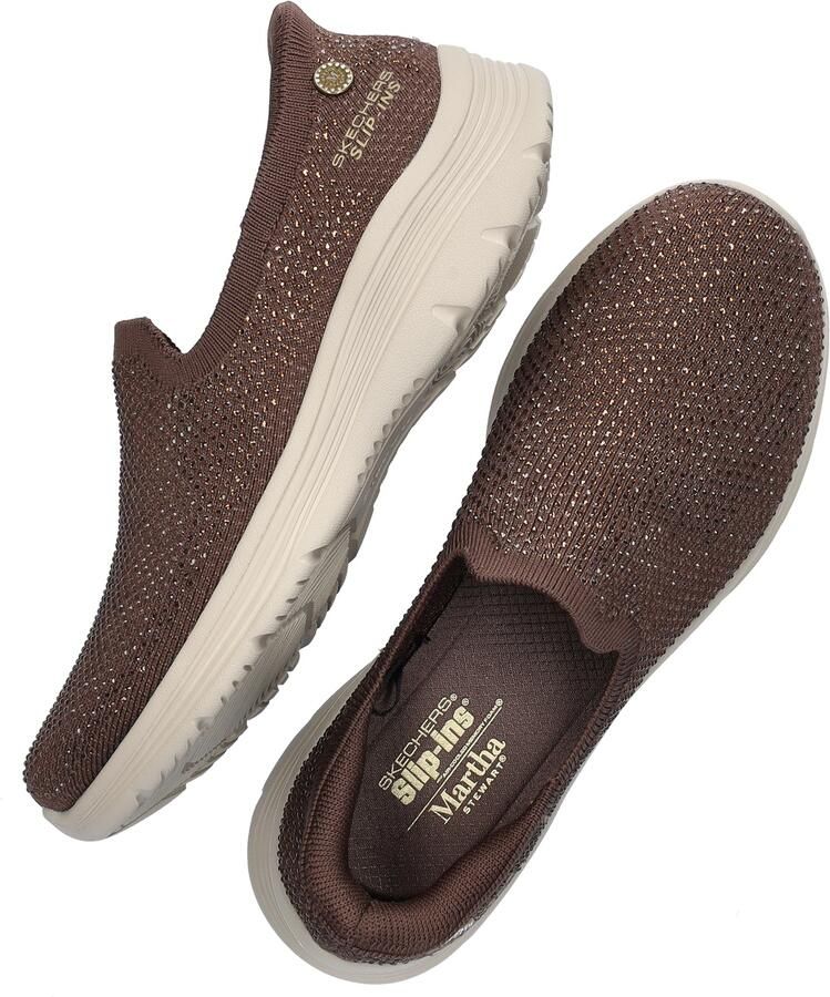 Skechers Hands Free Slip-Ins Bedford Genuine Gem dames instapschoen Bruin - Foto 3