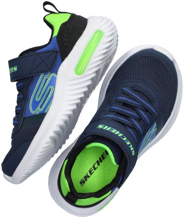 Skechers Bounder-Tech Ultravoid 403723L-NVLM voor een jongen Marineblauw Sneakers Sportschoenen - Foto 4