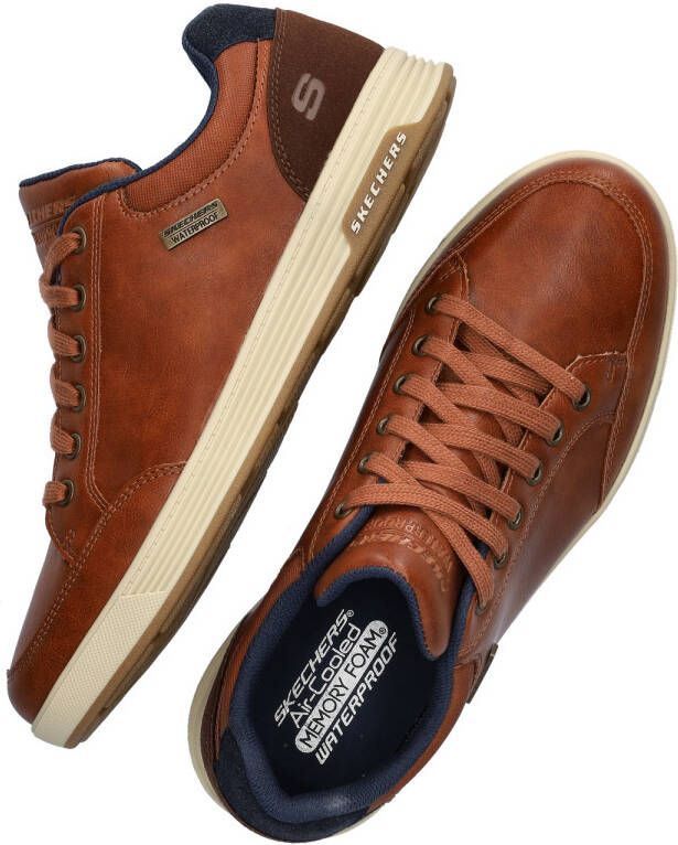 Skechers Cavell Sparkman 210944-LUG Mannen Bruin Sneakers Sportschoenen - Foto 4