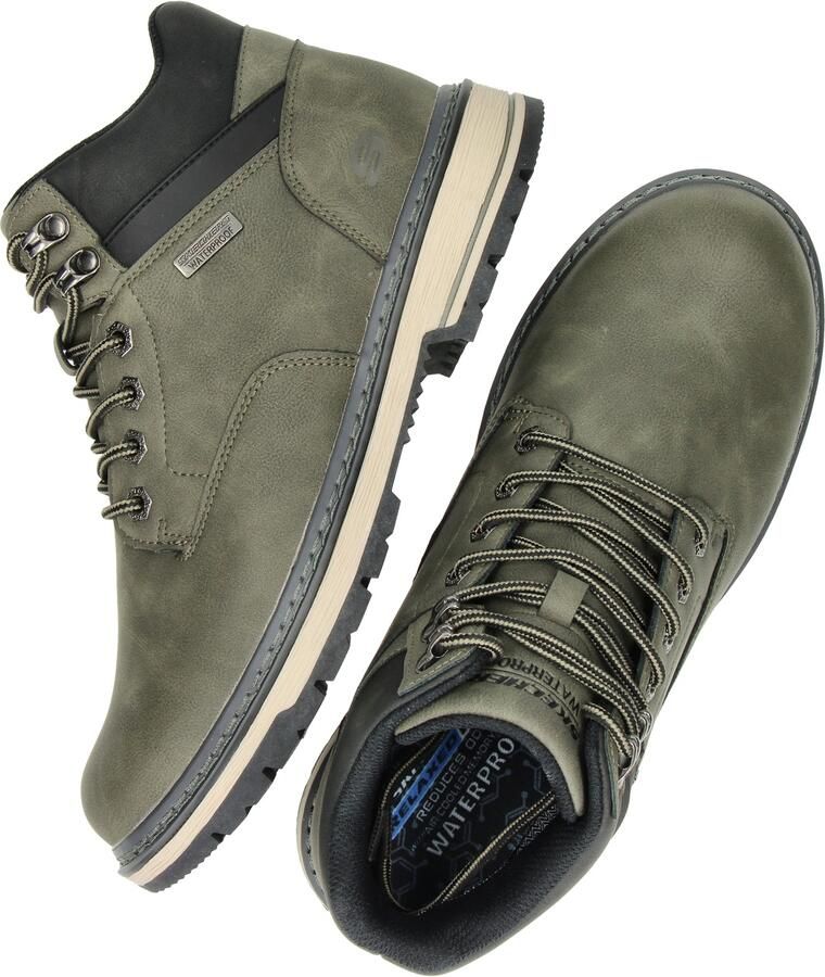 Skechers Corado heren veterboot Donkergroen - Foto 3