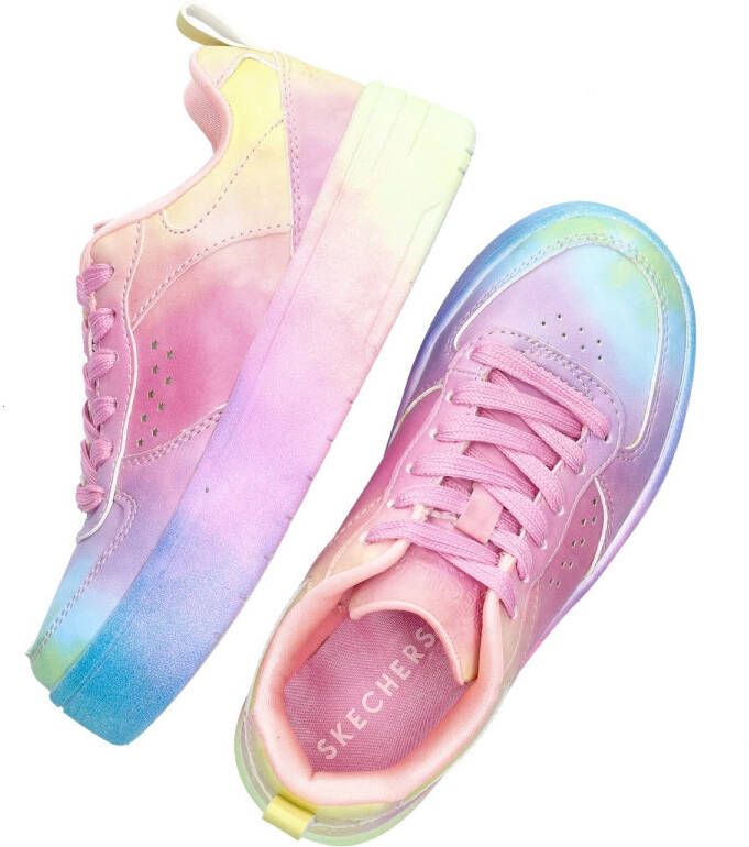 Skechers Court High Electric Remix Meisjes Sneakers Multicolour - Foto 9