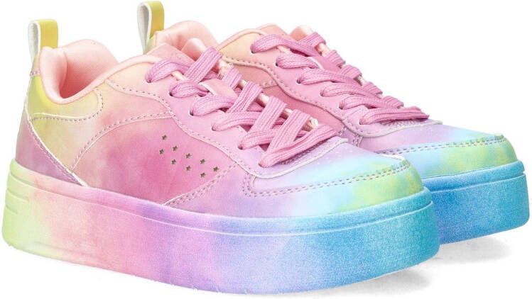Skechers Court High Electric Remix Meisjes Sneakers Multicolour - Foto 7