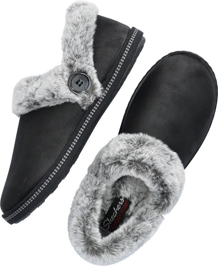 Skechers Cozy Campfire dames pantoffel Zwart - Foto 2