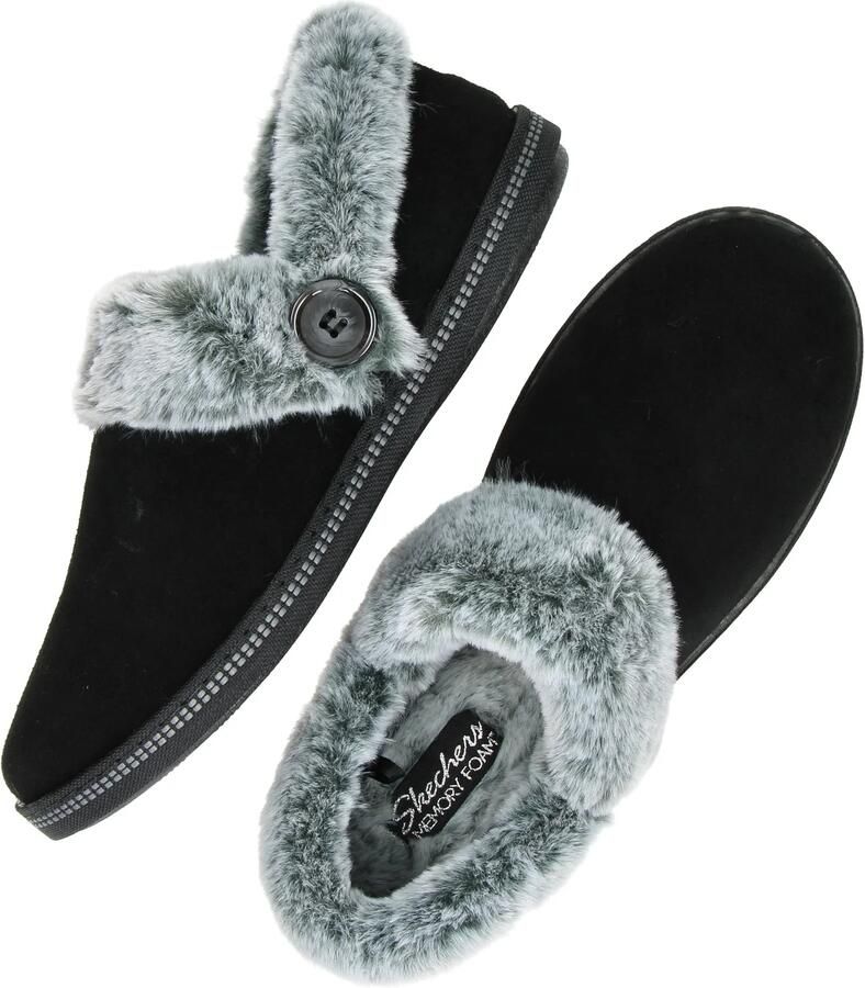 Skechers Cozy Campfire dames pantoffels Zwart - Foto 3