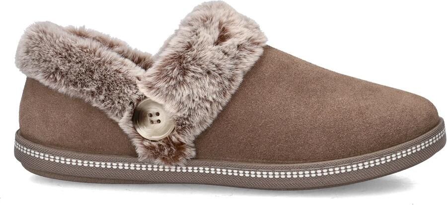 Skechers Cozy Campfire dames pantoffels Taupe - Foto 2