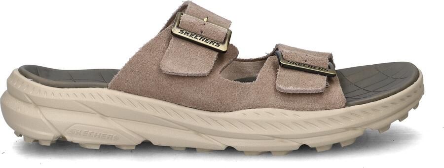 Skechers Delano heren slipper Taupe - Foto 2