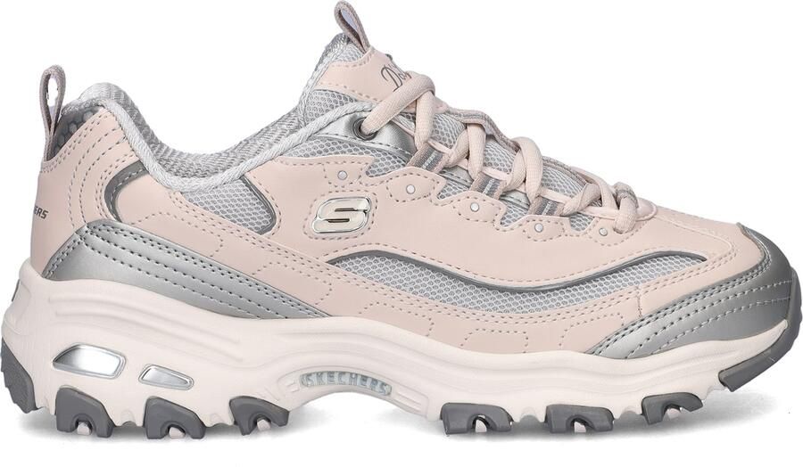 Skechers Sneakers D'LITES-CHROMATIC plateausneaker veterschoen met metallic accenten - Foto 5