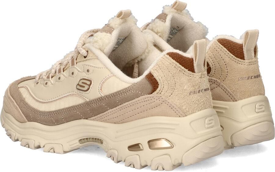 Skechers D'Lites Cold Days Dames Sneakers Zand Cr�me - Foto 3