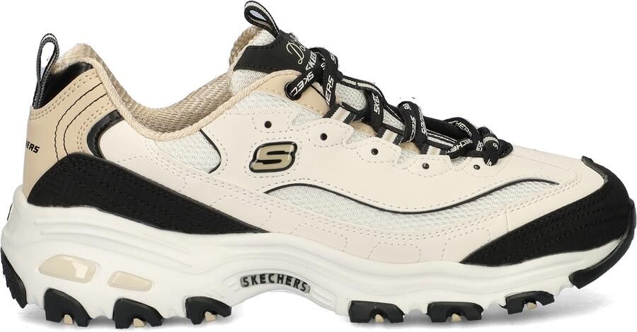 SKECHERS Sneakers laag 'D Lites-Retro Rewind' beige zwart - Foto 3