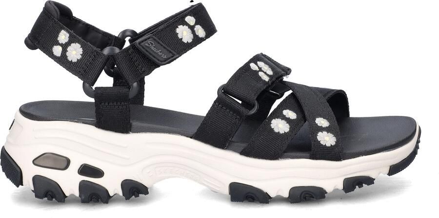 Skechers D'lites dames sandaal Zwart - Foto 2