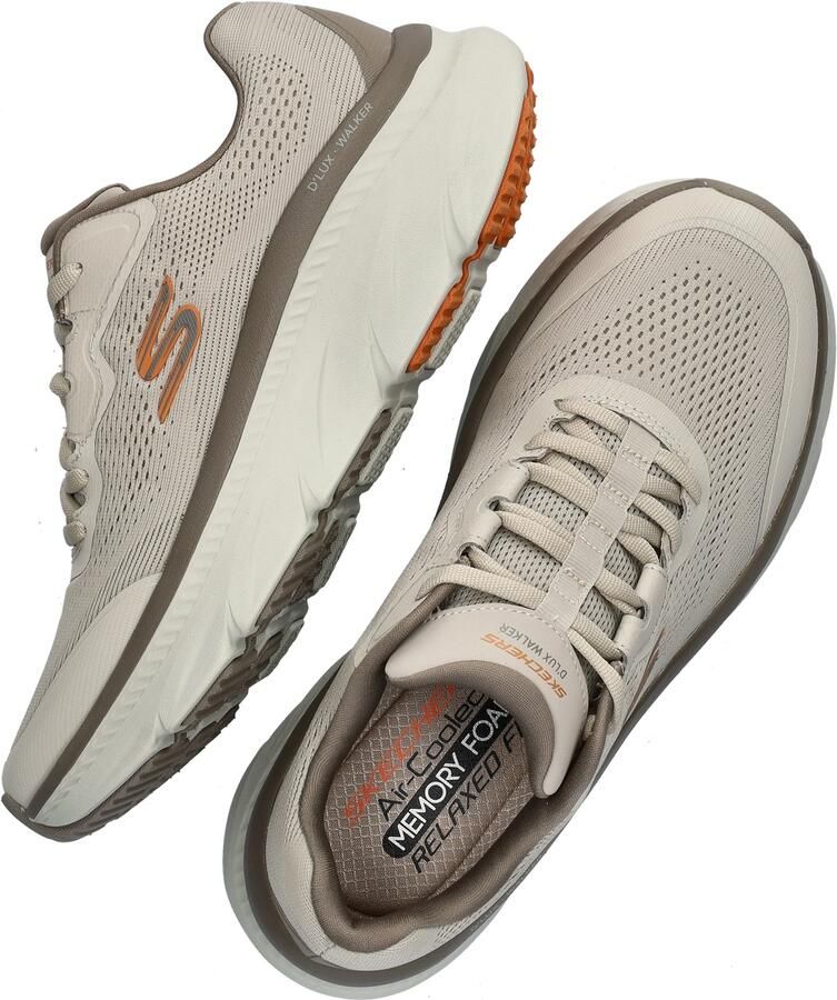Skechers d'Lux Walker heren sneaker Taupe - Foto 3