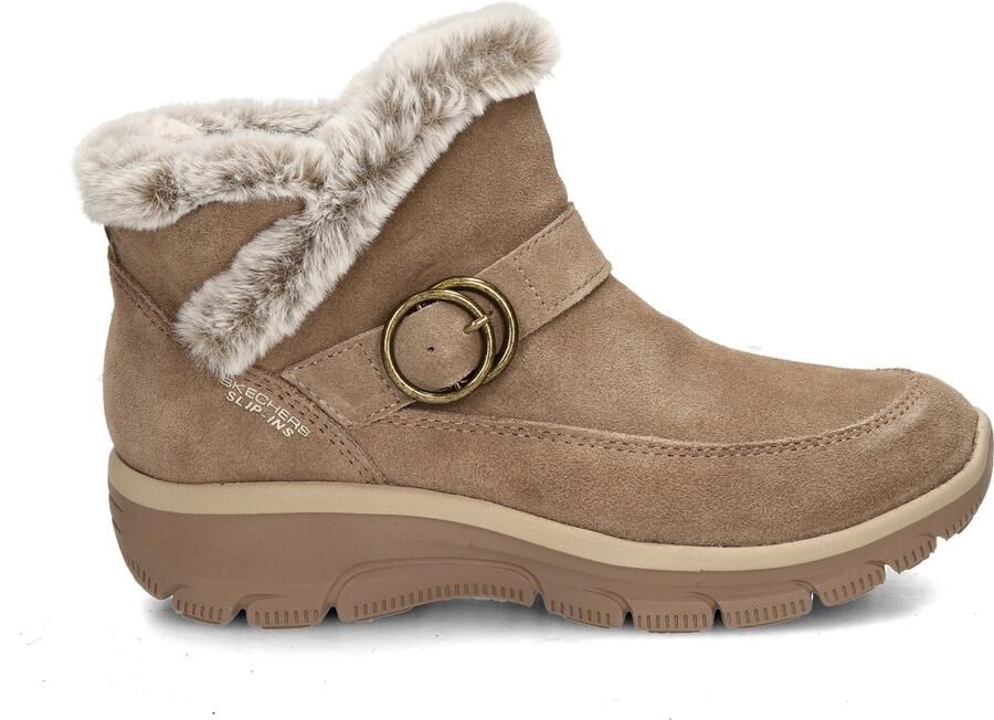 Skechers EASY GOING GENTLE WINTER Dames Instappers Beige - Foto 9