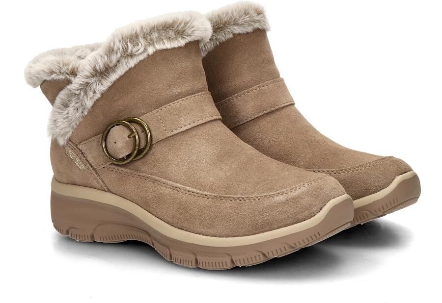 Skechers EASY GOING GENTLE WINTER Dames Instappers Beige - Foto 11