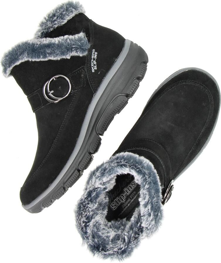 Skechers EASY GOING GENTLE WINTER Dames Instappers Zwart - Foto 3