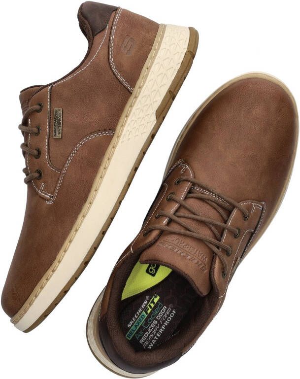 Skechers Veterschoenen GARLAN trekking schoen sneakers vrijetijdsschoen met contraststiksels - Foto 5