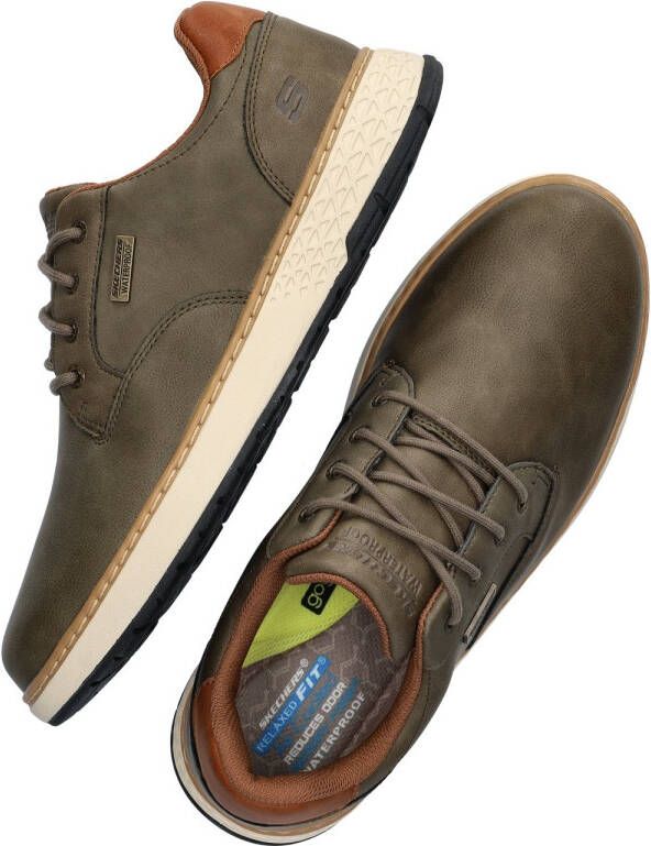 Skechers Veterschoenen GARLAN trekking schoen sneakers vrijetijdsschoen met contraststiksels - Foto 6