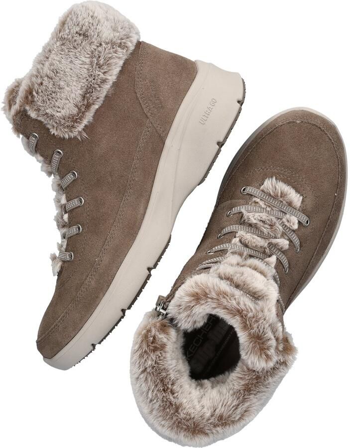 Skechers Glacial Ultimate Slip-Ins dames veterboot Donker Taupe - Foto 2