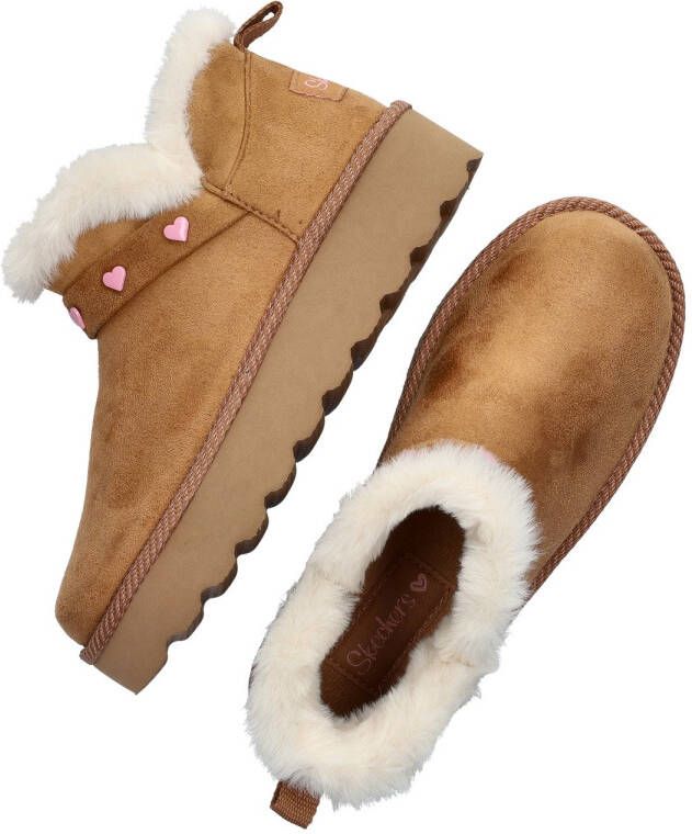 Skechers Glamslam Hi Meisjes Laarzen Cognac - Foto 5