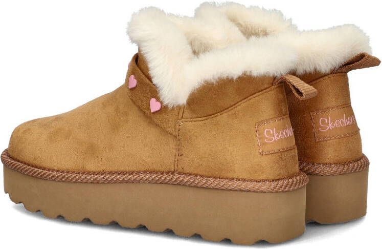 Skechers Glamslam Hi Meisjes Laarzen Cognac - Foto 4