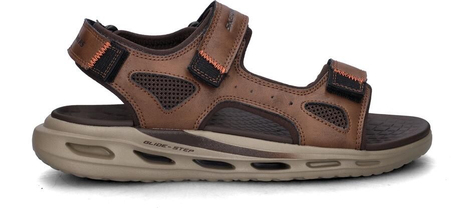 Skechers Sandalen Relaxed Fit: Orvan Gamble 211371 BRN Bruin - Foto 11