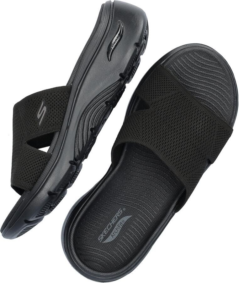 Skechers Go Walk Arch Fit dames slipper Zwart - Foto 3